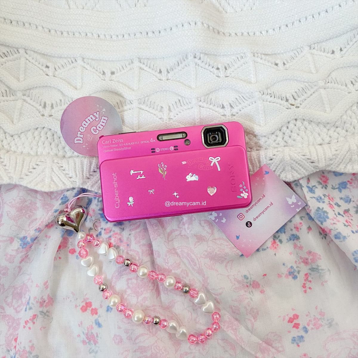 Sony Cybershot DSC-TX10 Pink Slide Compact | Digital Camera CCD Digicam