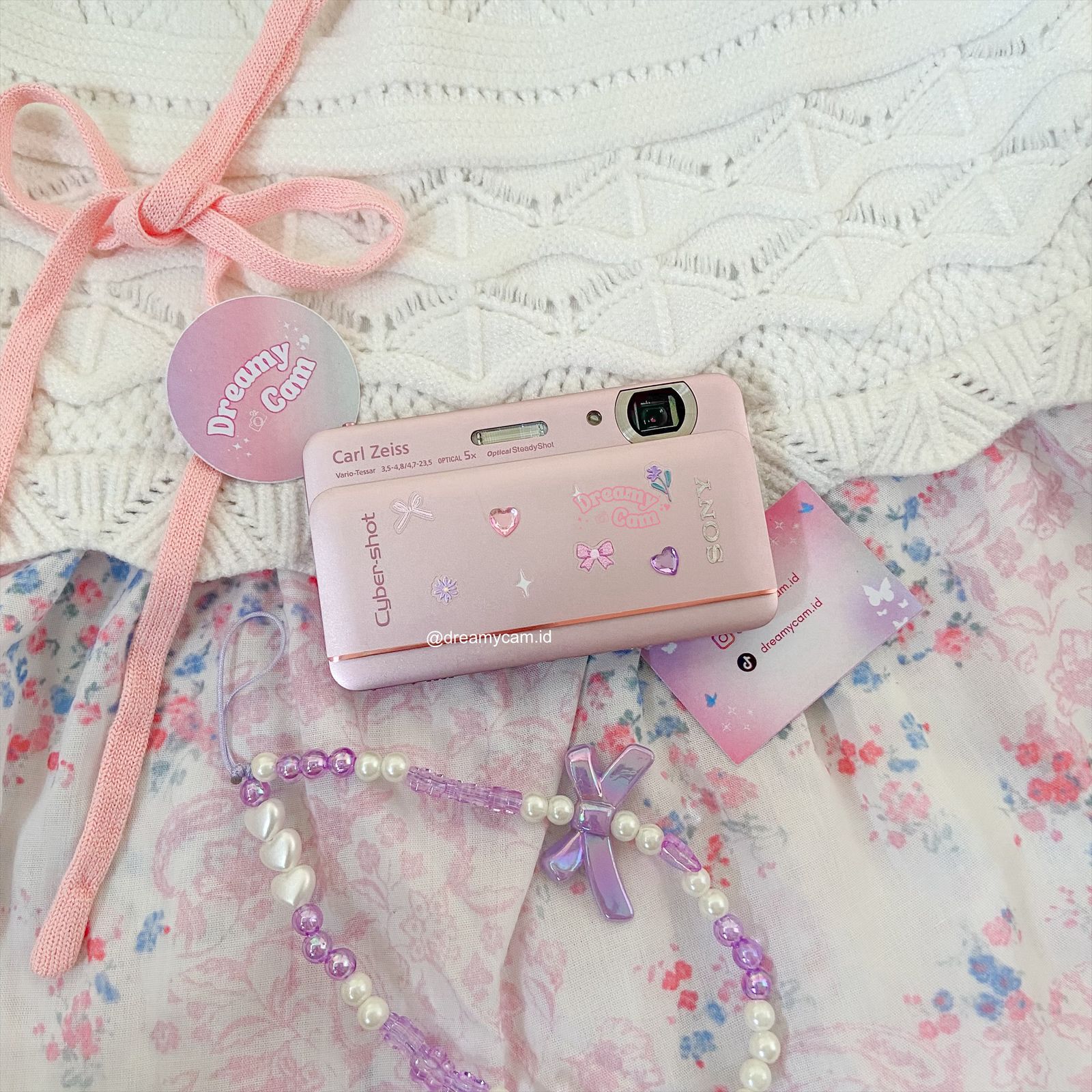 Sony Cybershot DSC-TX66 Pink Slide Compact | Digital Camera CCD Digicam