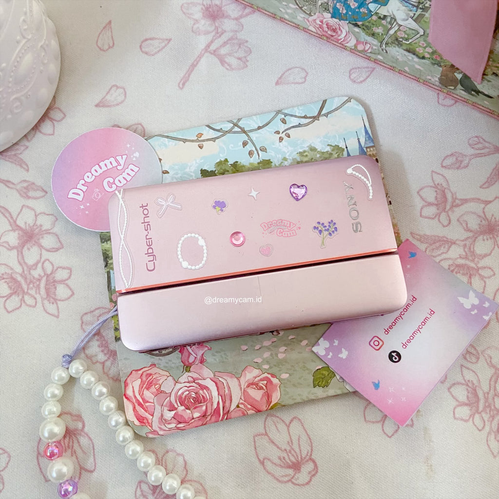 Sony Cybershot DSC-TX66 in Pink | Slide Compact Digital Camera CCD Digicam