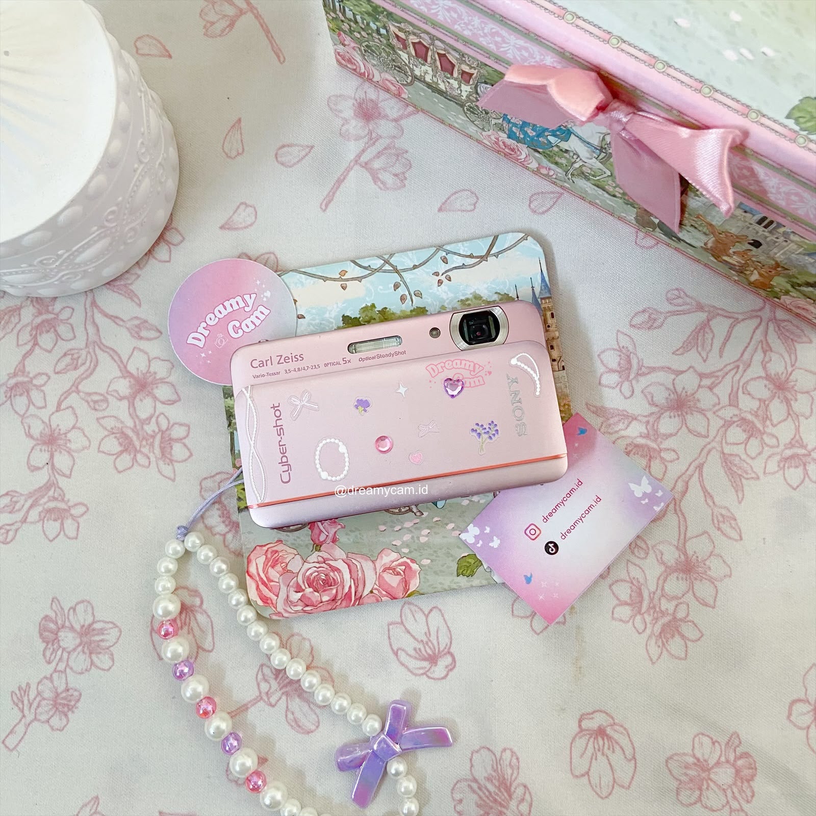 Sony Cybershot DSC-TX66 in Pink | Slide Compact Digital Camera CCD Digicam