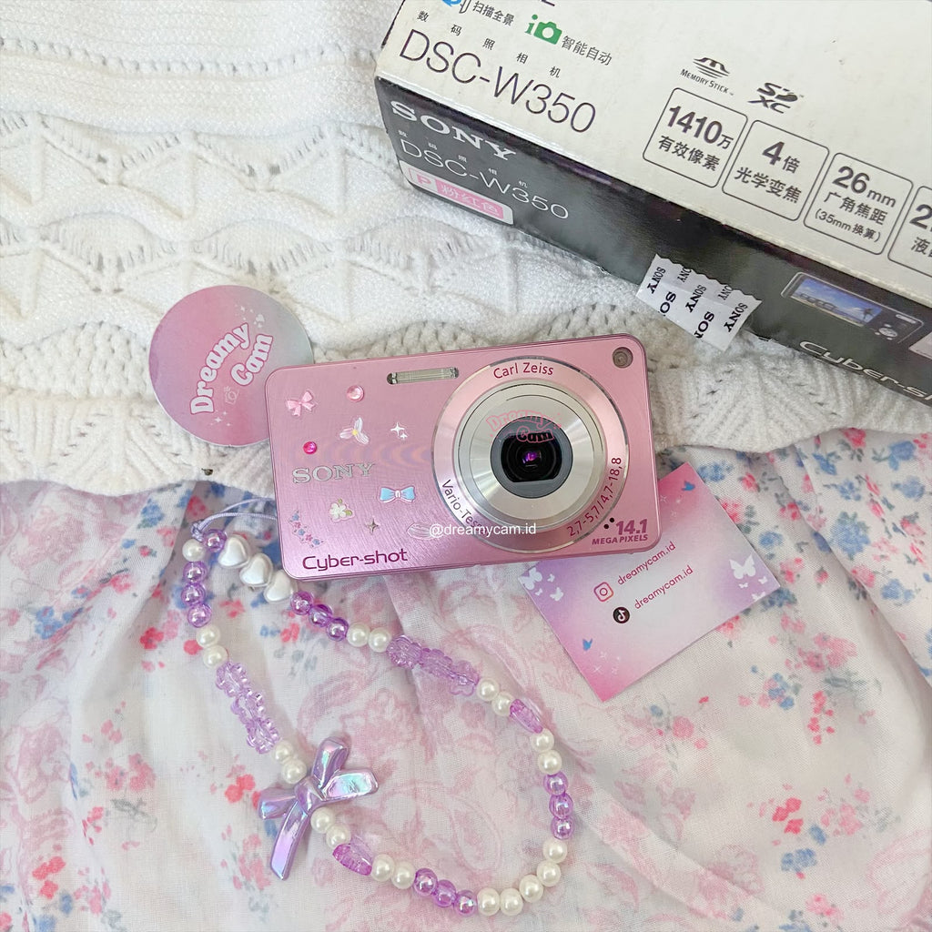 Sony Cybershot DSC-W350 Pink with box | Digital Camera CCD Digicam
