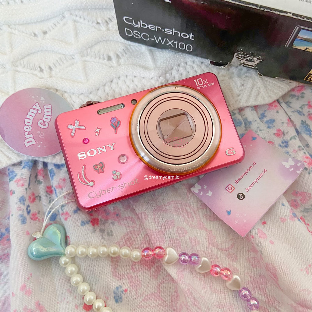 Sony Cybershot DSC-WX100 Pink with box | Digital Camera CCD Digicam