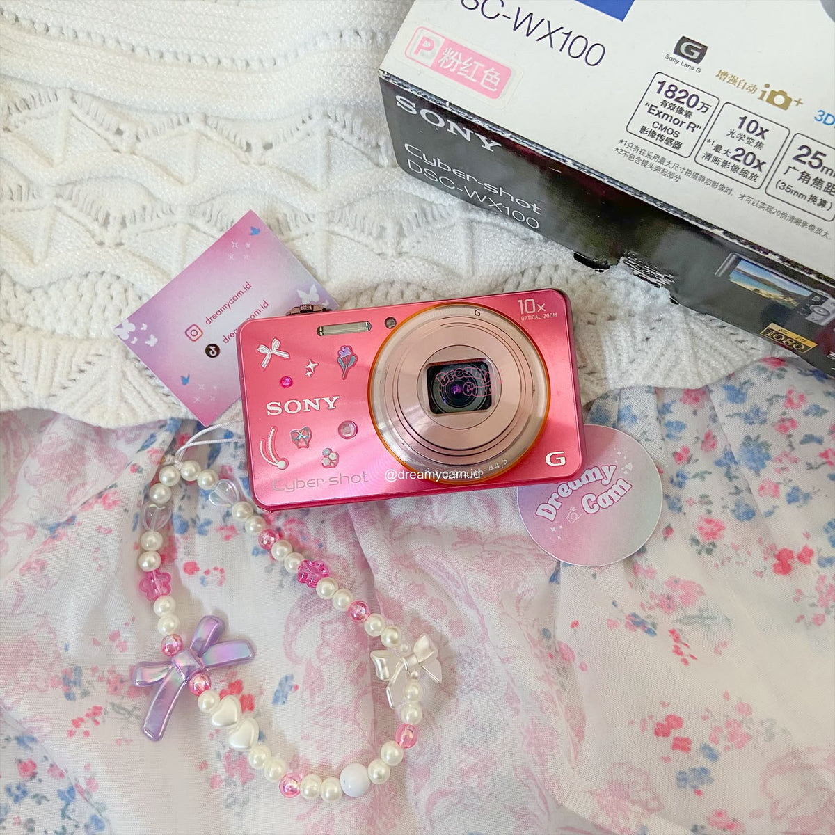 Sony Cybershot DSC-WX100 Pink with box | Digital Camera CCD Digicam