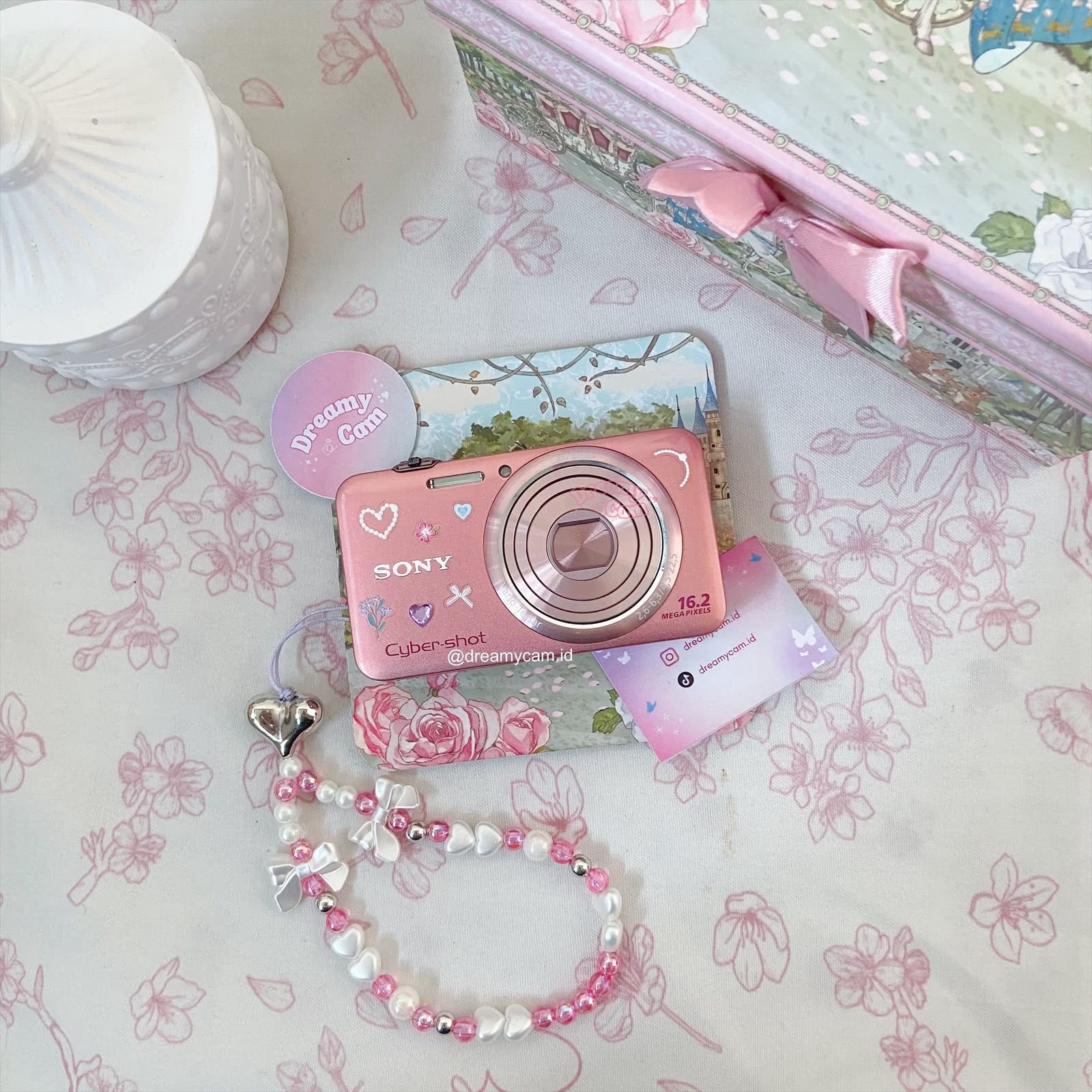 Sony Cybershot DSC-WX7 in Pink | Digital Camera CCD Digicam