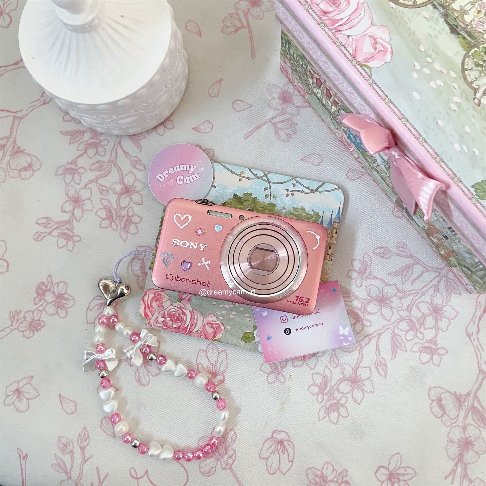 Sony Cybershot DSC-WX7 in Pink | Digital Camera CCD Digicam