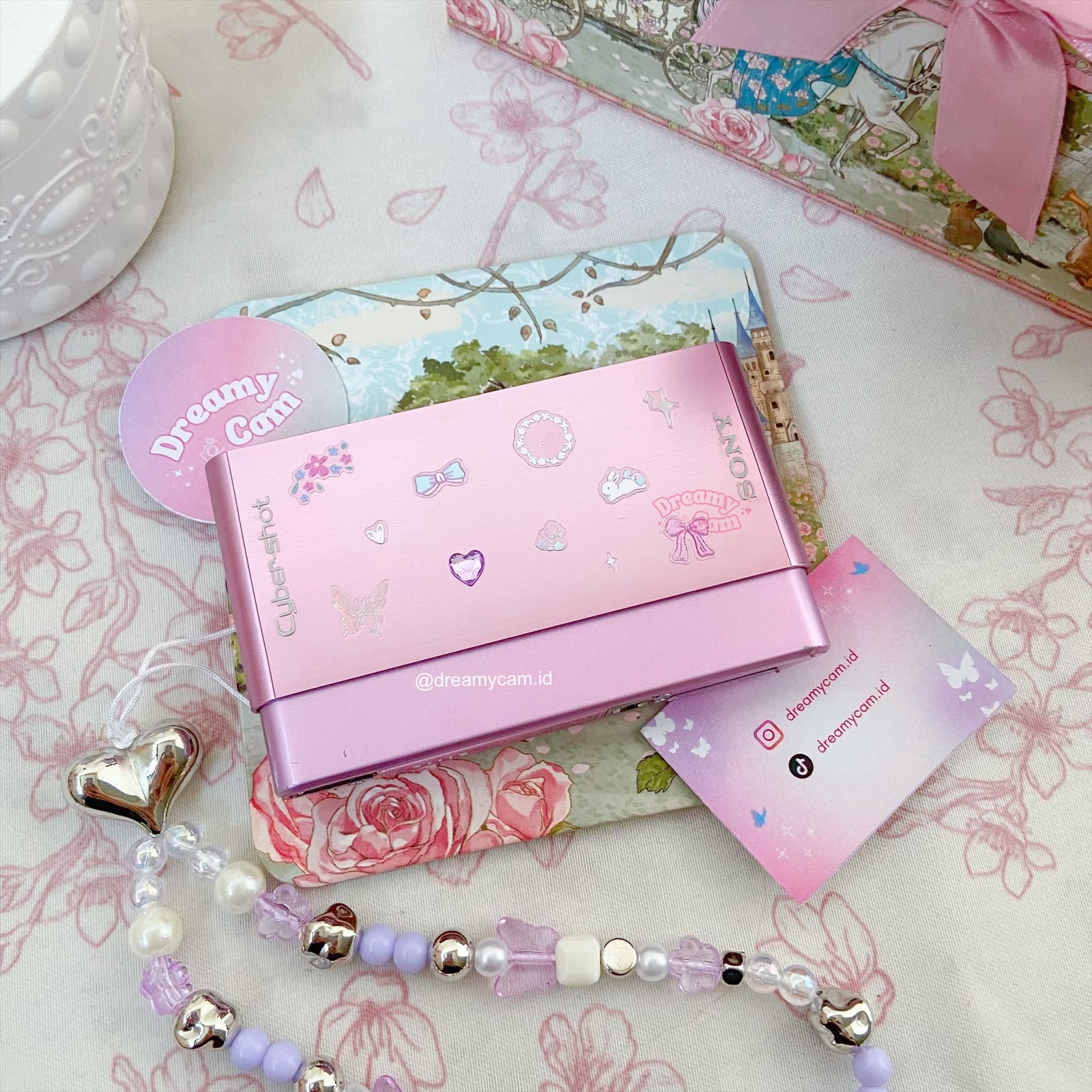 Sony Cybershot DSC-T77 in Pink | Digital Camera CCD Digicam Vintage