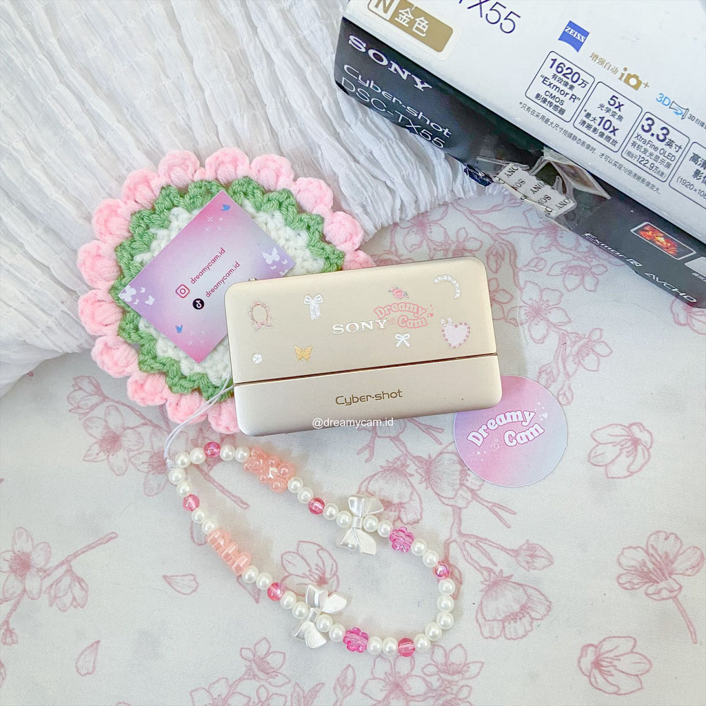 Sony Cybershot TX55 in champagne | Digital Camera CCD Digicam