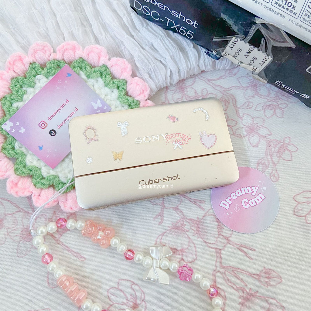 Sony Cybershot TX55 in champagne | Digital Camera CCD Digicam