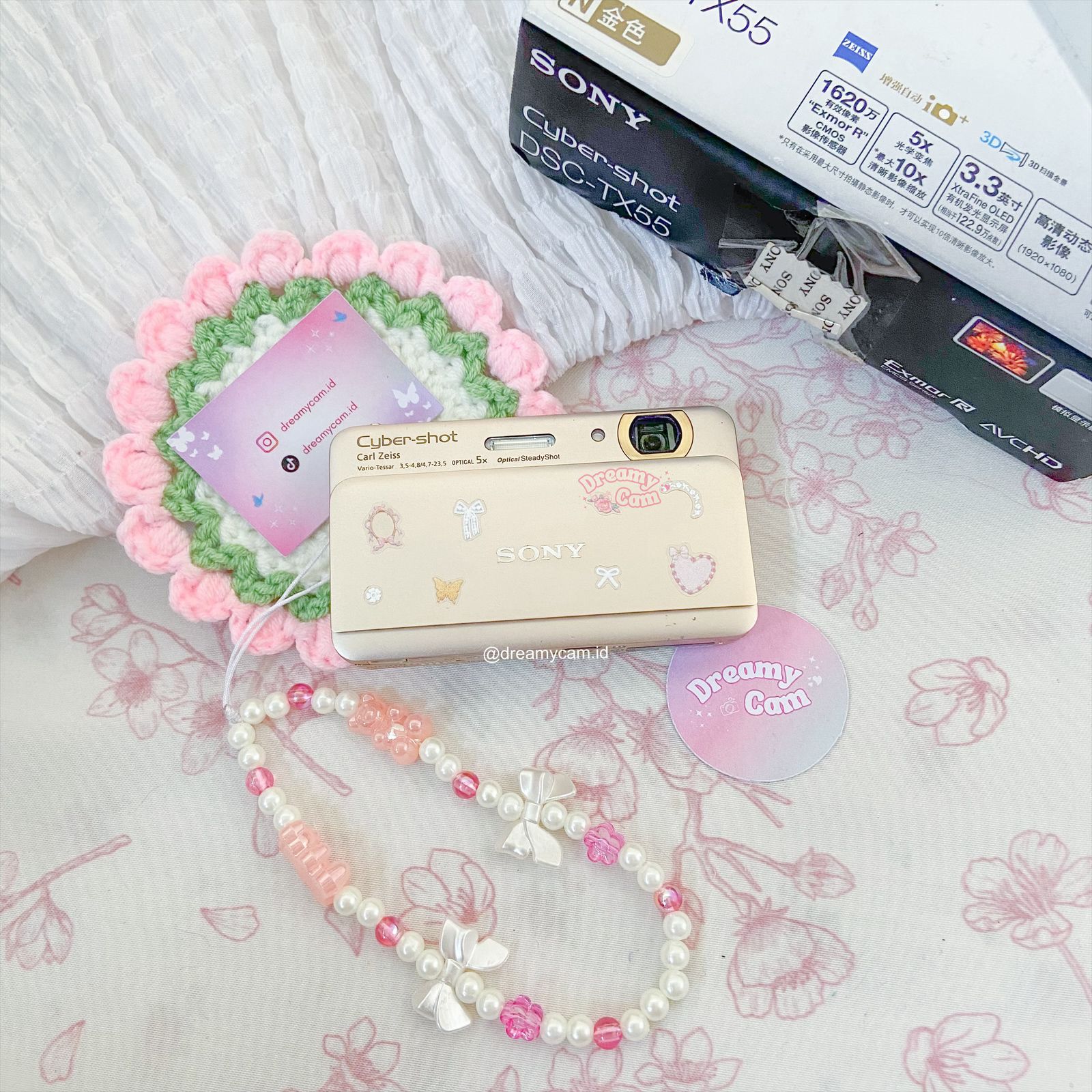 Sony Cybershot TX55 in champagne | Digital Camera CCD Digicam