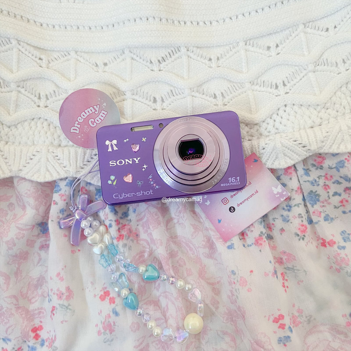 Sony Cybershot DSC-W630 Purple | Digital Camera CCD Digicam