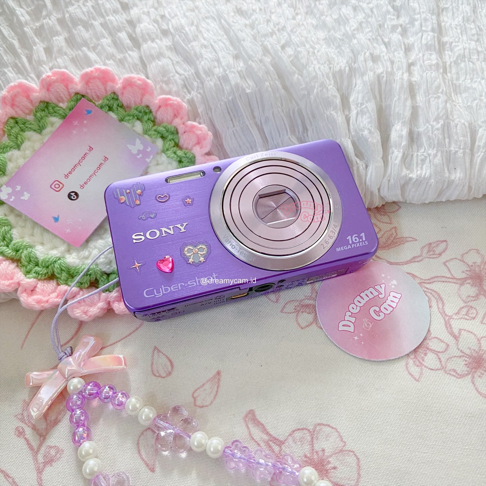 Sony Cybershot W630 purple | Digital Camera CCD Digicam