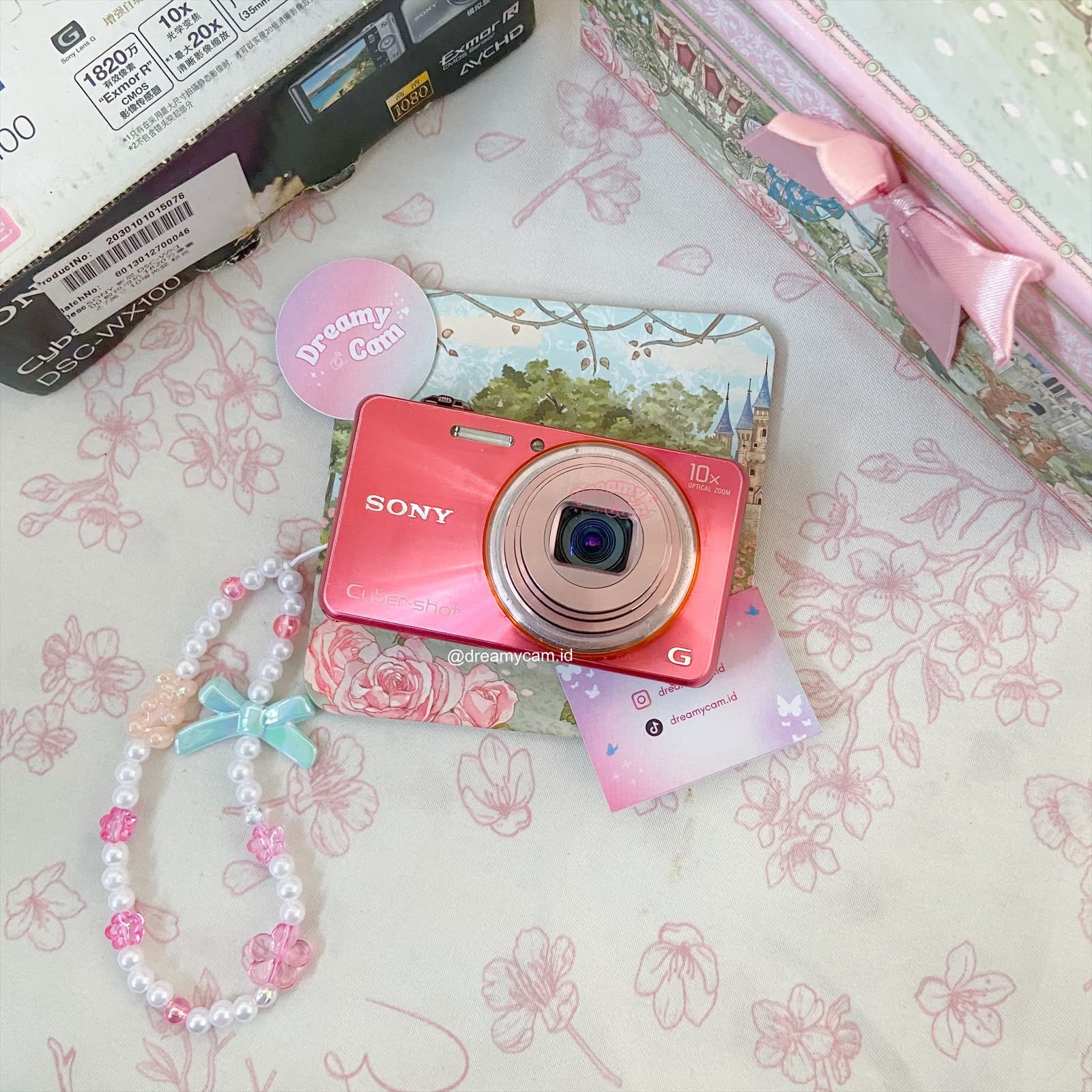 Sony Cybershot DSC-WX100 in Pink | Digital Camera CCD Digicam