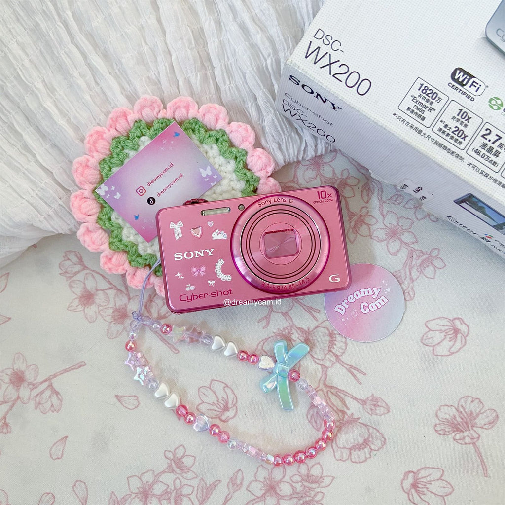 Sony Cybershot WX200 in pink | Digital Camera CCD Digicam