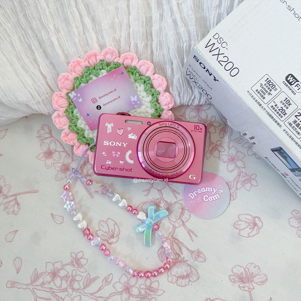 Sony Cybershot WX200 in pink | Digital Camera CCD Digicam