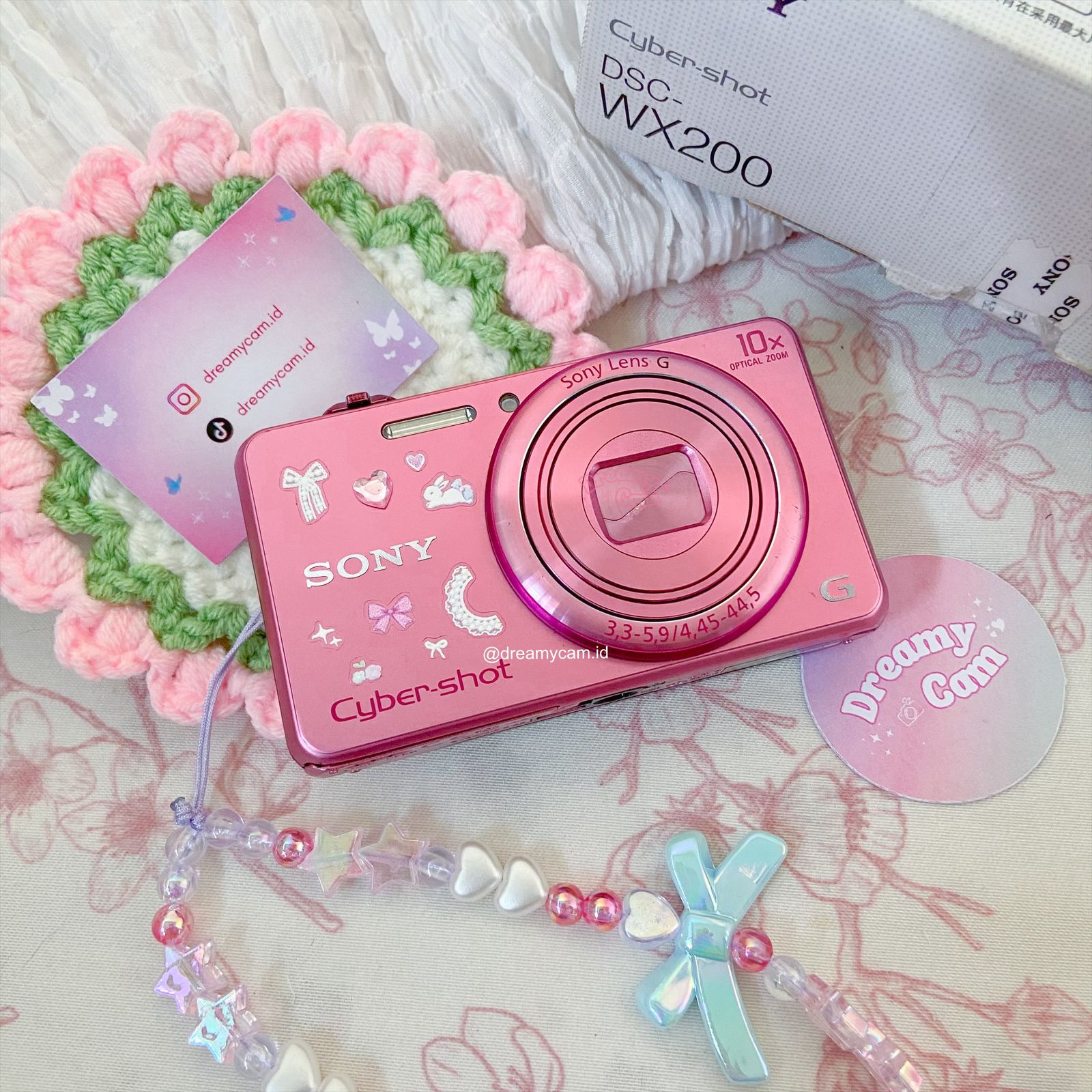 Sony Cybershot WX200 in pink | Digital Camera CCD Digicam