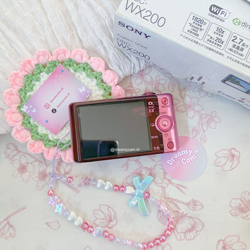 Sony Cybershot WX200 in pink | Digital Camera CCD Digicam