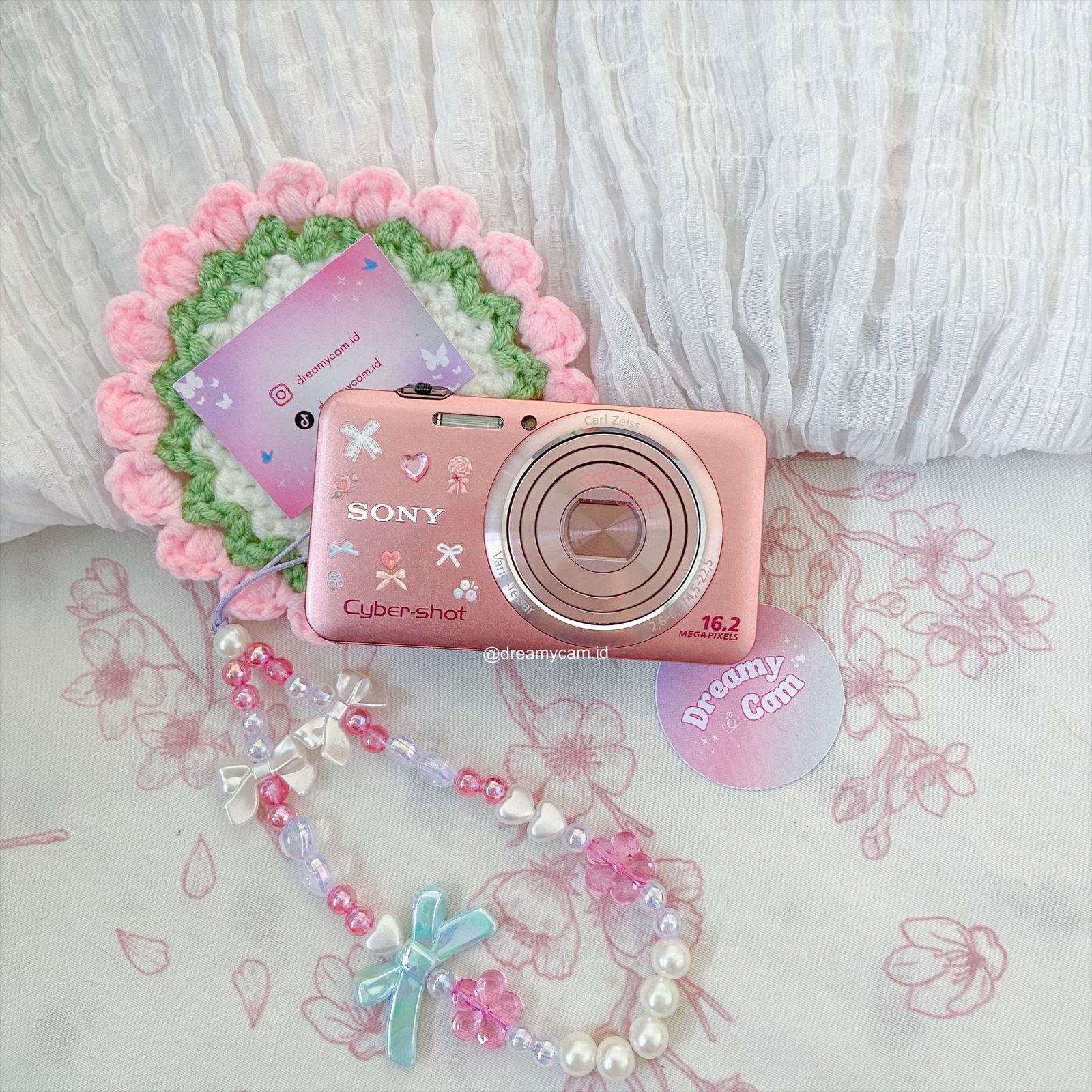 Sony Cybershot WX7 in peach | Digital Camera CCD Digicam