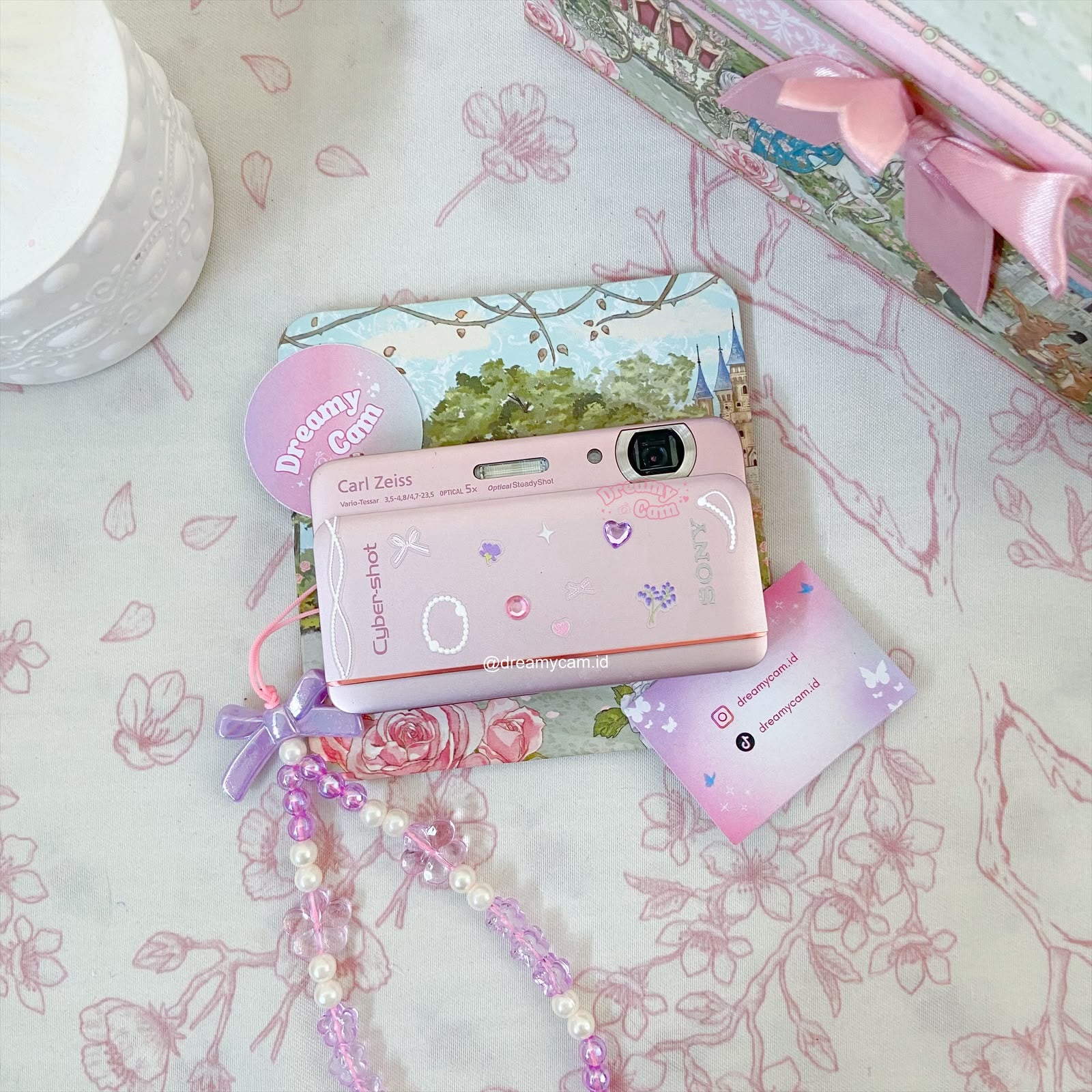 Sony Cybershot DSC-TX66 in pink | Digital Camera CCD Digicam Vintage