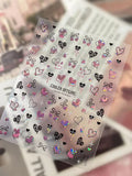 5D Digicam Stickers | Y2K Aesthetic Camera Stickers | Hearts