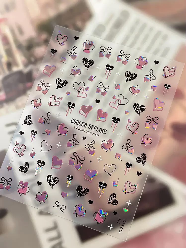 5D Digicam Stickers | Y2K Aesthetic Camera Stickers | Hearts
