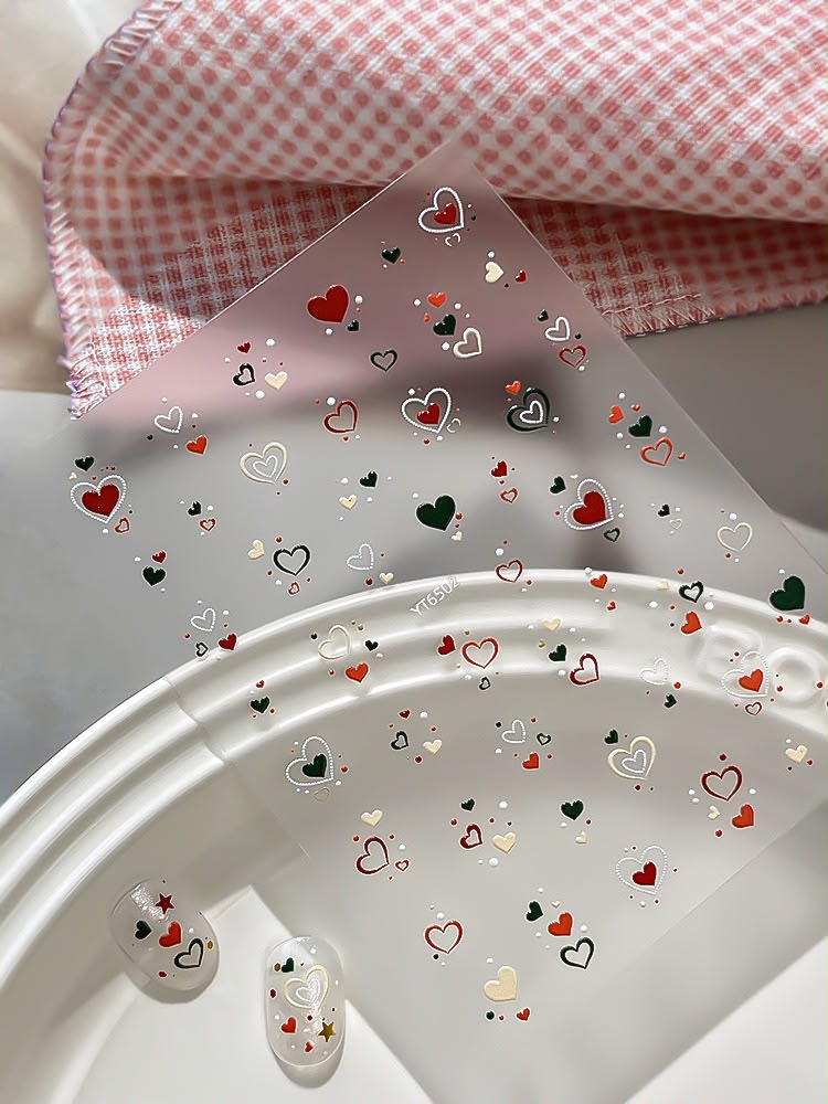 5D Digicam Stickers | Y2K Aesthetic Camera Stickers | Hearts
