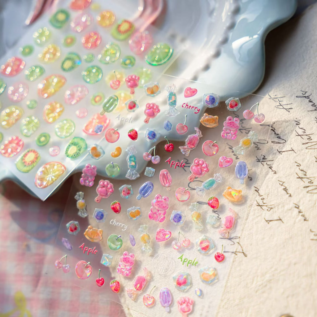 5D Digicam Stickers | Y2K Aesthetic Camera Stickers | Jelly Bear