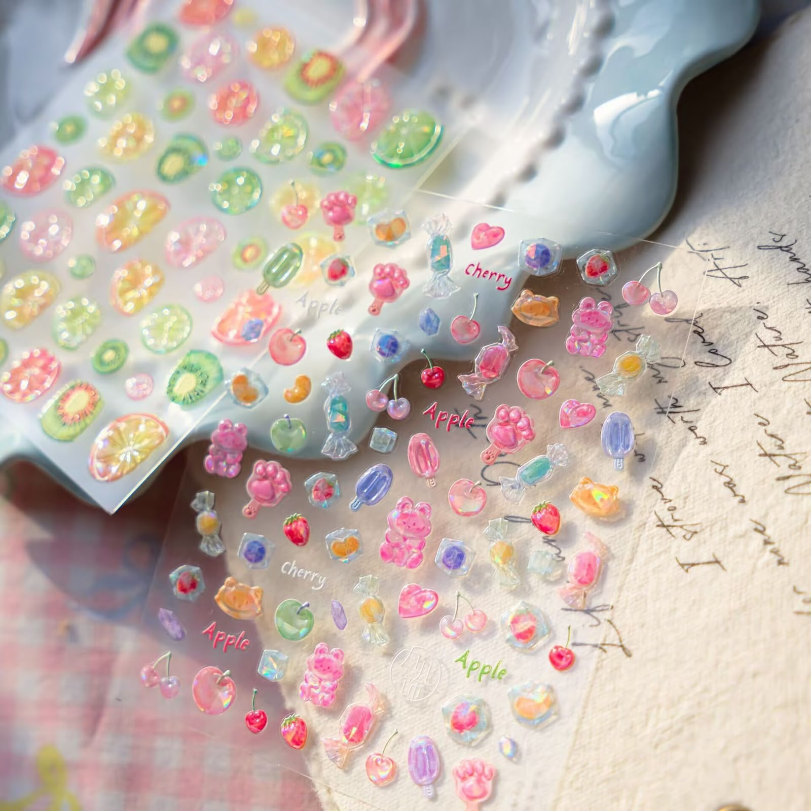 5D Digicam Stickers | Y2K Aesthetic Camera Stickers | Jelly Bear