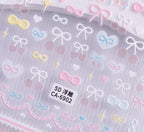 5D Digicam Stickers | Y2K Aesthetic Camera Stickers | Pastel Cherry Bow