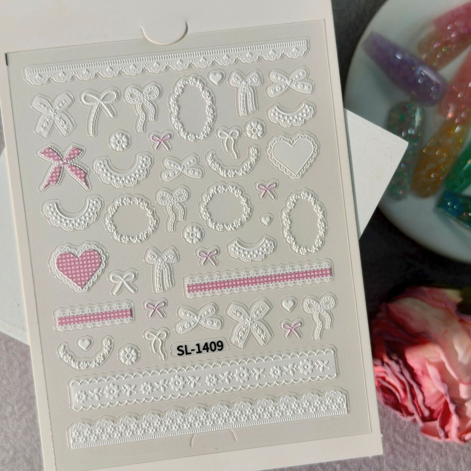 5D Digicam Stickers | Y2K Aesthetic Camera Stickers | Coquette Lace plaid