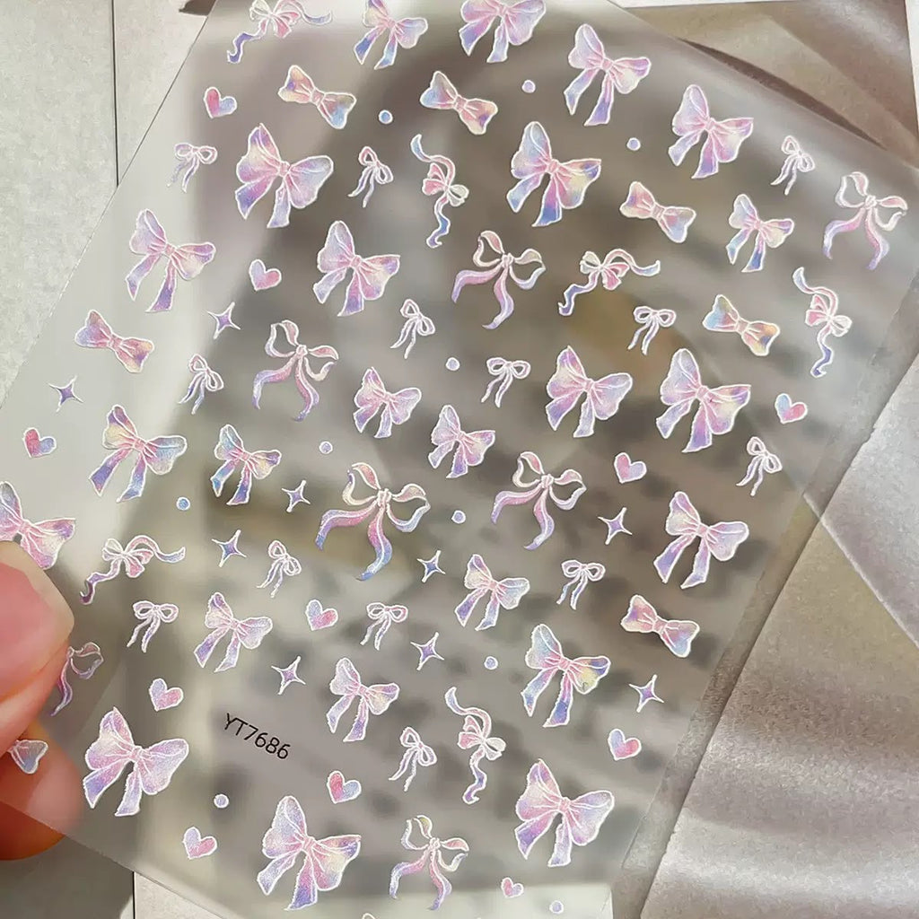 5D Digicam Stickers | Y2K Aesthetic Camera Stickers | Galaxy Pink Bow