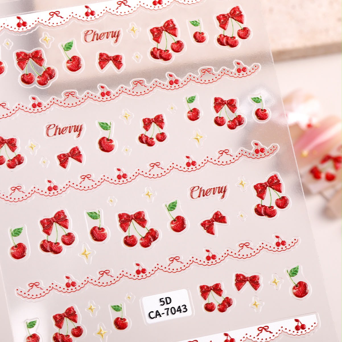 5D Digicam Stickers | Y2K Aesthetic Camera Stickers | Cherry Red Lace