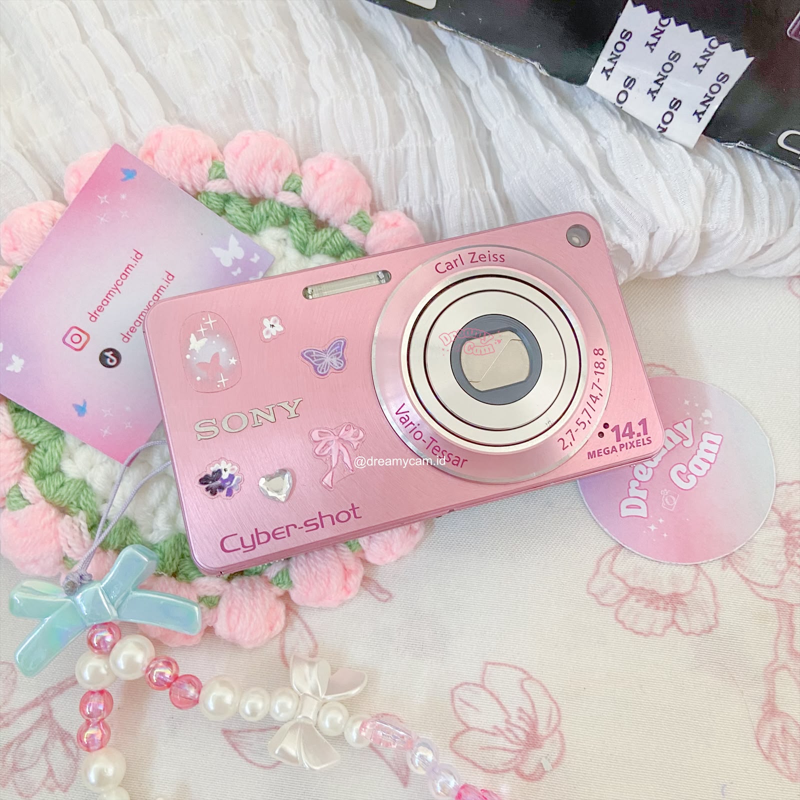 Sony Cybershot W350 in pink | Digital Camera CCD Digicam