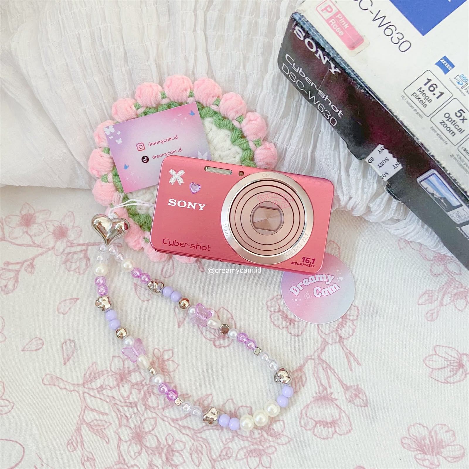 Sony Cybershot W630 in pink | Digital Camera CCD Digicam
