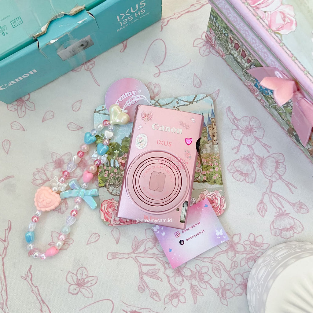 Canon Ixus 125 HS in pink | Digital Camera CCD Digicam