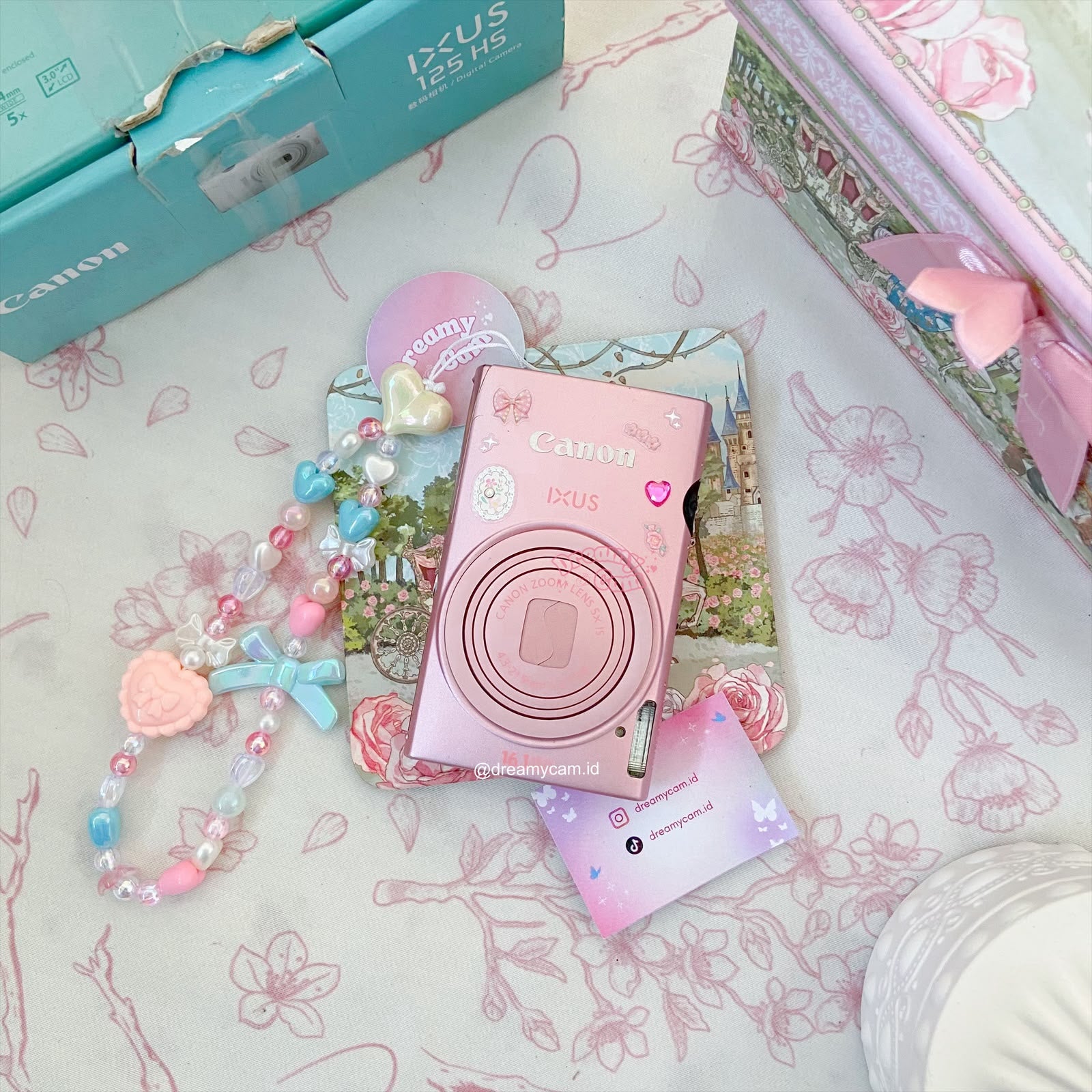 Canon Ixus 125 HS in pink | Digital Camera CCD Digicam