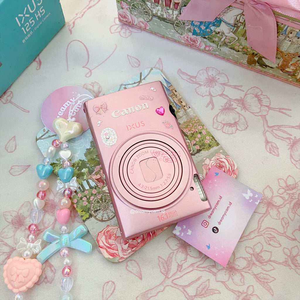 Canon Ixus 125 HS in pink | Digital Camera CCD Digicam