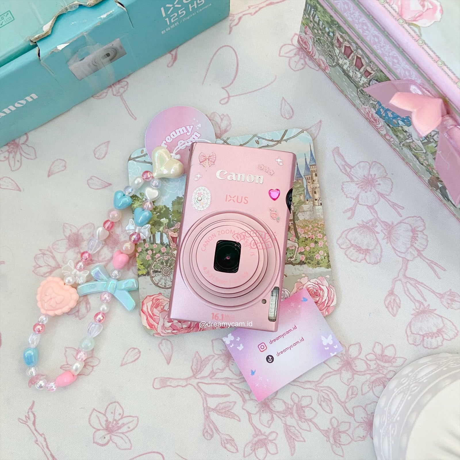 Canon Ixus 125 HS in pink | Digital Camera CCD Digicam