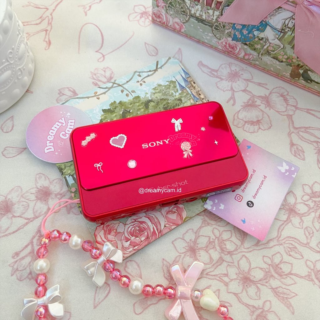 Sony Cybershot T110 in rose red | Digital Camera CCD Digicam
