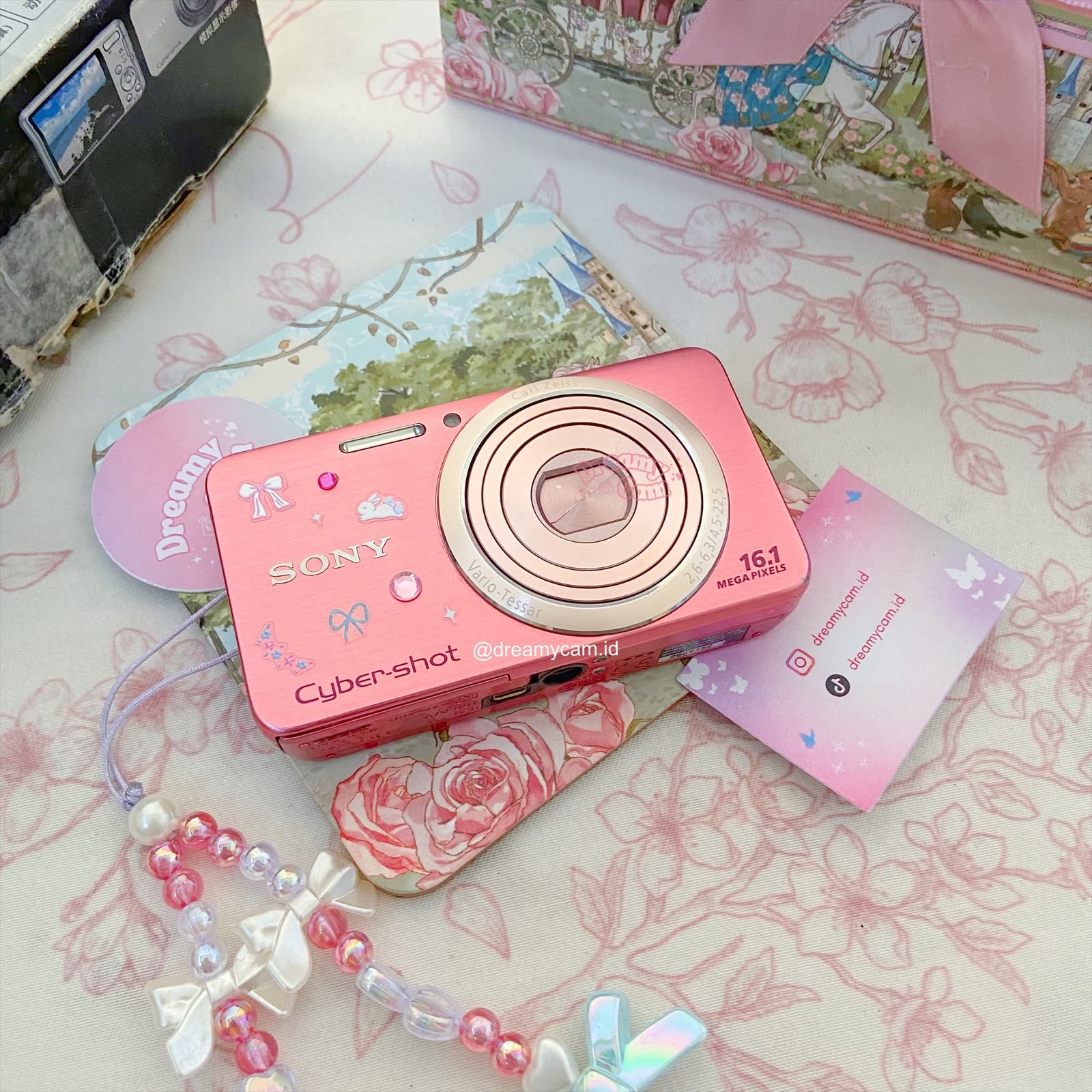 Sony Cybershot W630 in pink | Digital Camera CCD Digicam