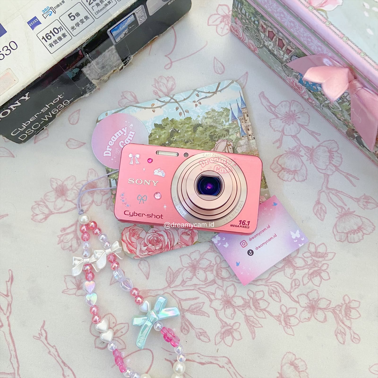 Sony Cybershot W630 in pink | Digital Camera CCD Digicam
