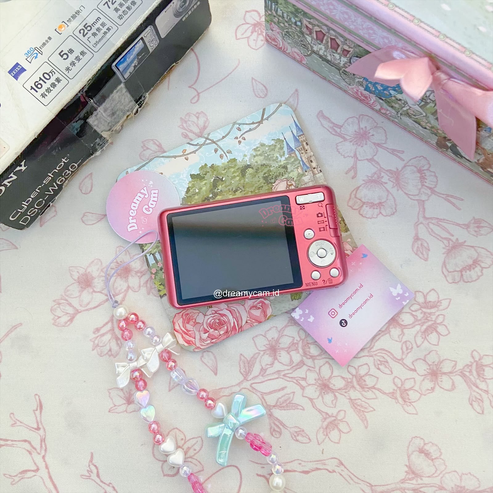 Sony Cybershot W630 in pink | Digital Camera CCD Digicam