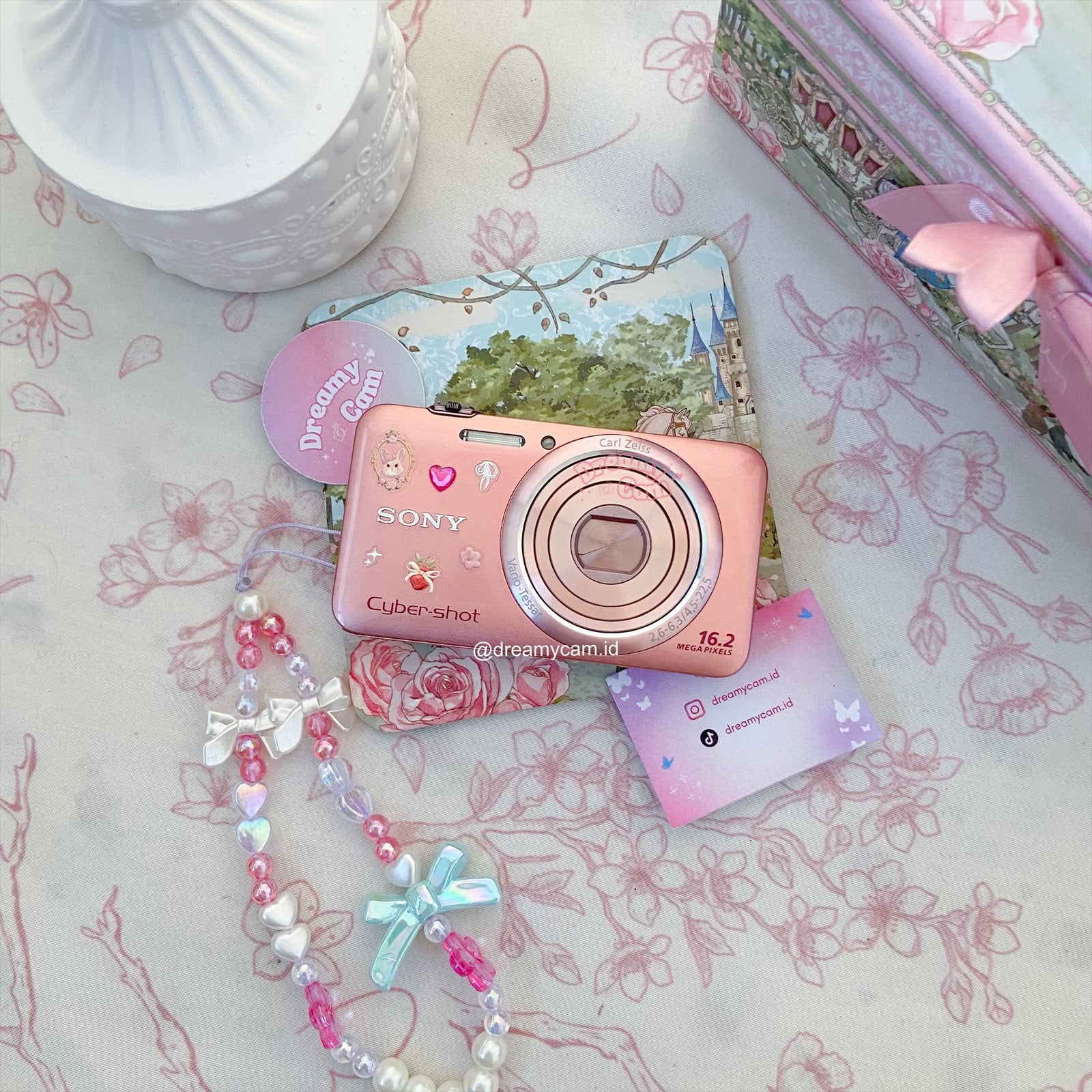 Sony Cybershot WX7 in peach  | Digital Camera CCD Digicam