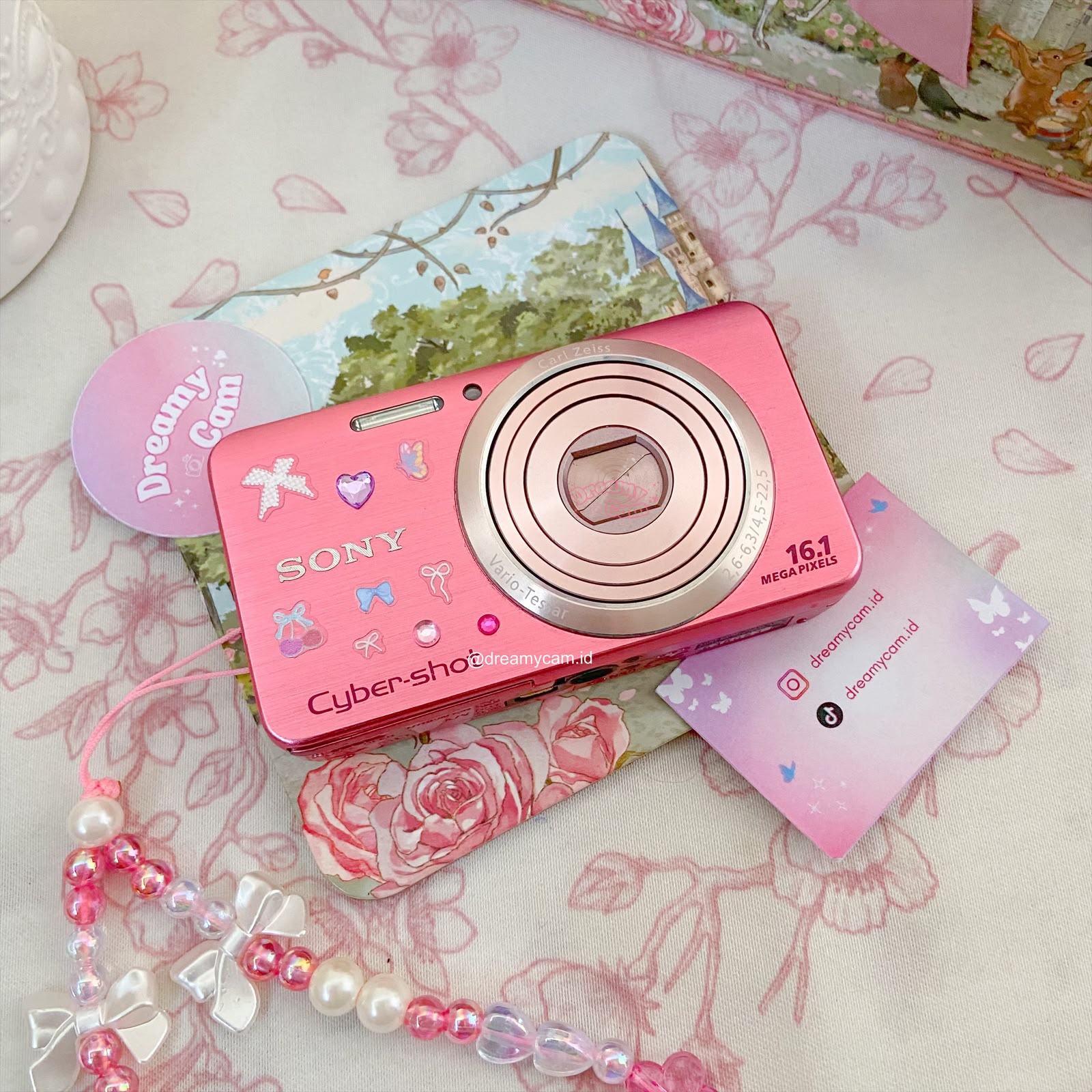 Sony Cybershot w630 in pink | Digital Camera CCD Digicam – Dreamycam
