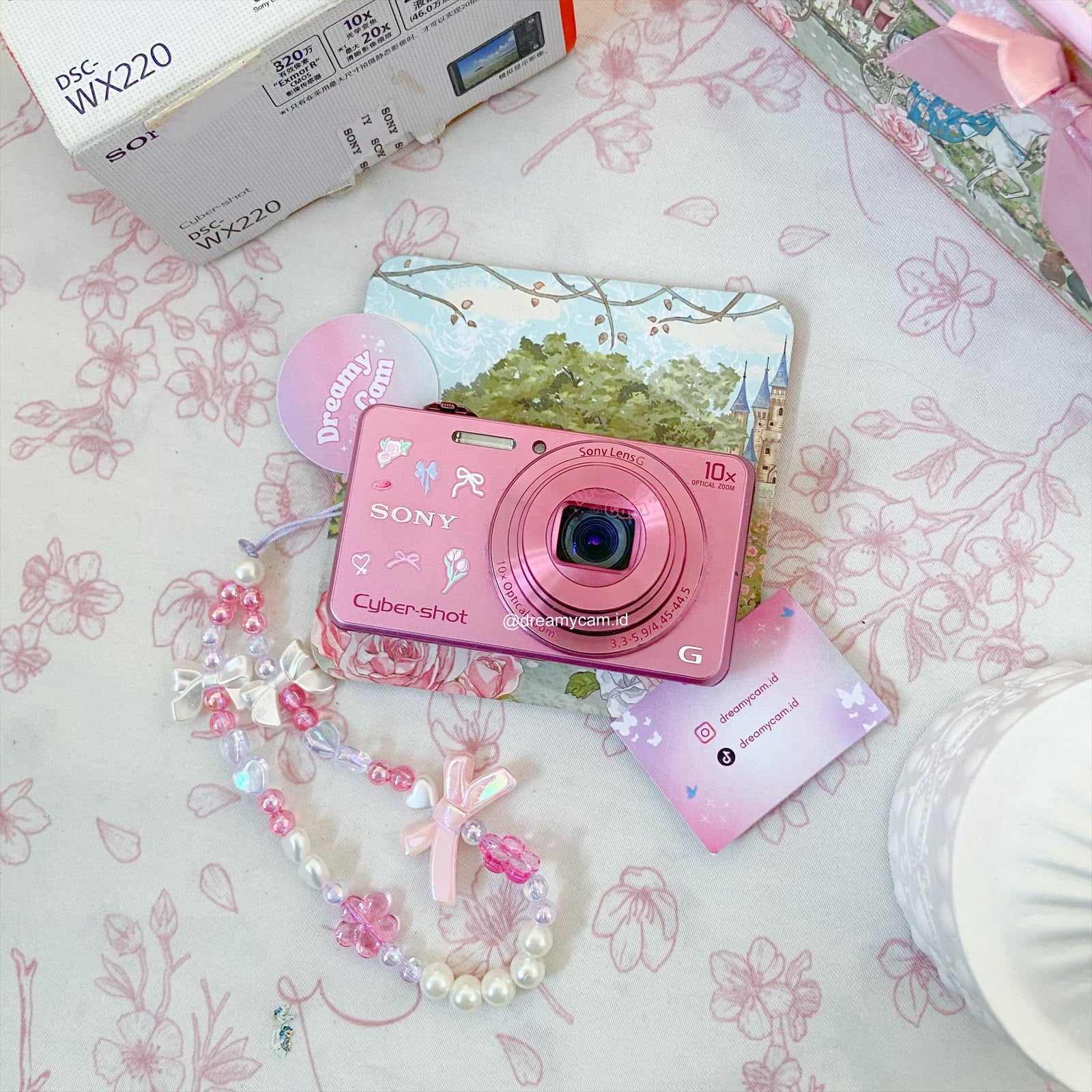 Sony Cybershot WX220 (wifi support) in pink | Digital Camera CCD Digicam