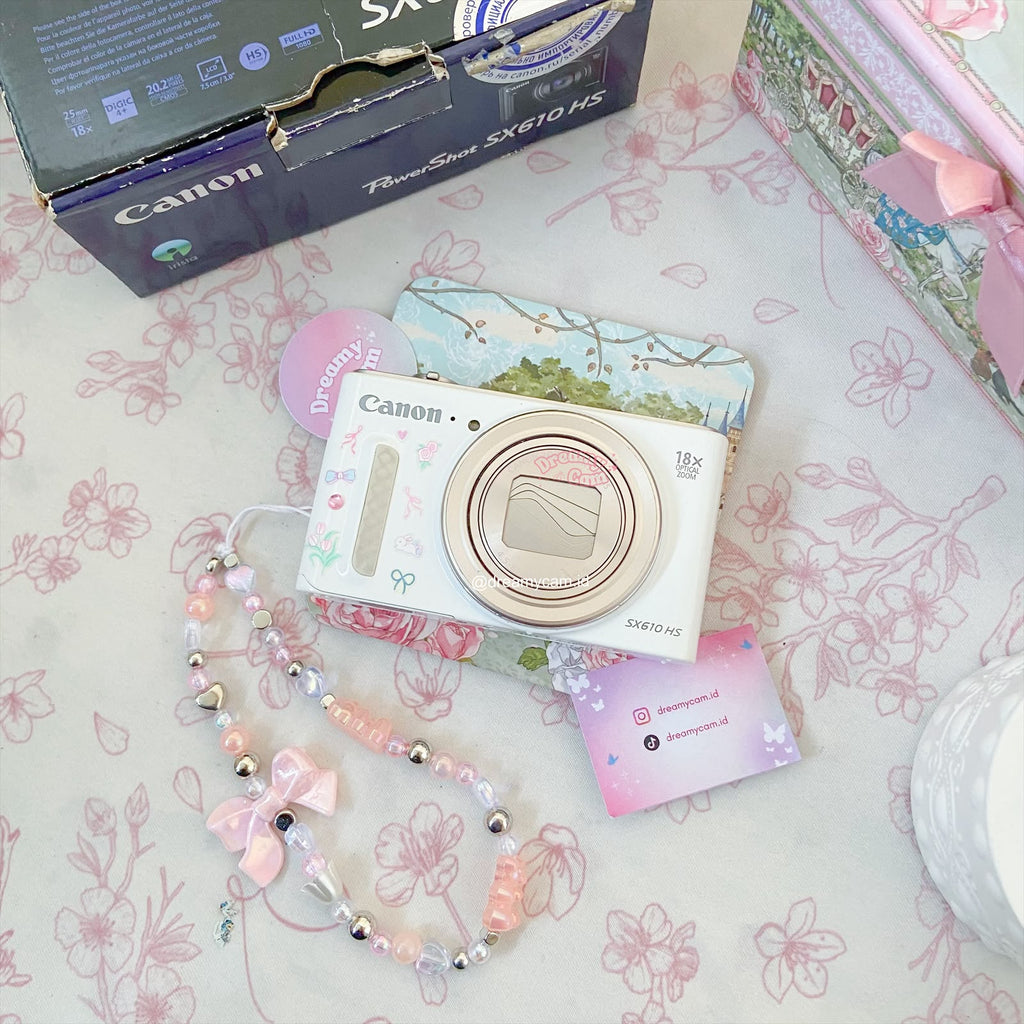 Canon Powershot SX610 HS (pop up flash + wifi) in white | Digital Camera CCD Digicam