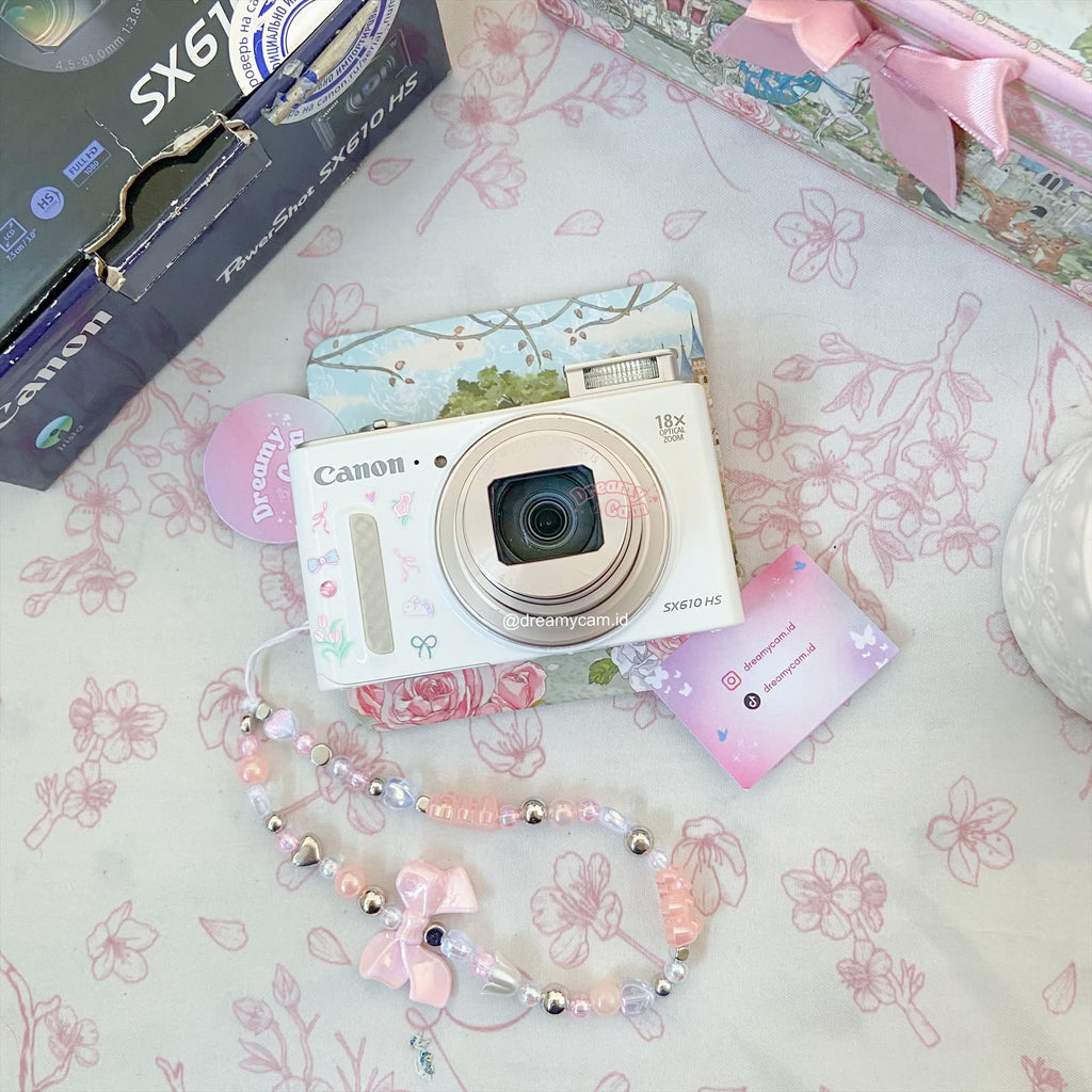 Canon Powershot SX610 HS (pop up flash + wifi) in white | Digital Camera CCD Digicam