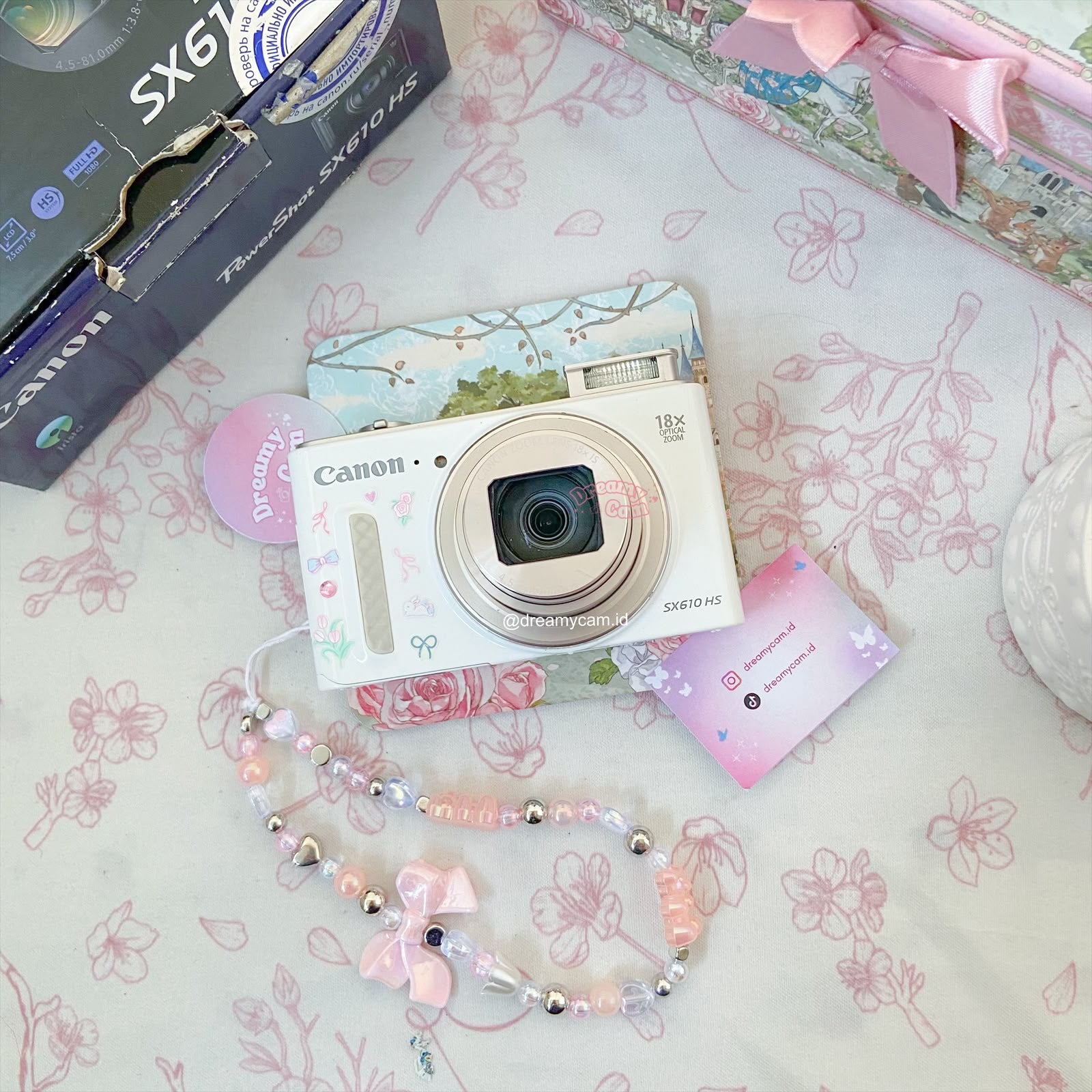 Canon Powershot SX610 HS (pop up flash + wifi) in white | Digital Camera CCD Digicam