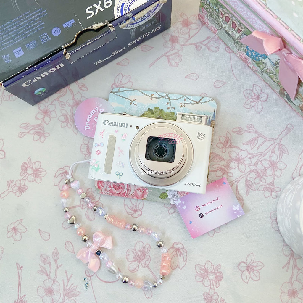 Canon Powershot SX610 HS (pop up flash + wifi) in white | Digital Camera CCD Digicam