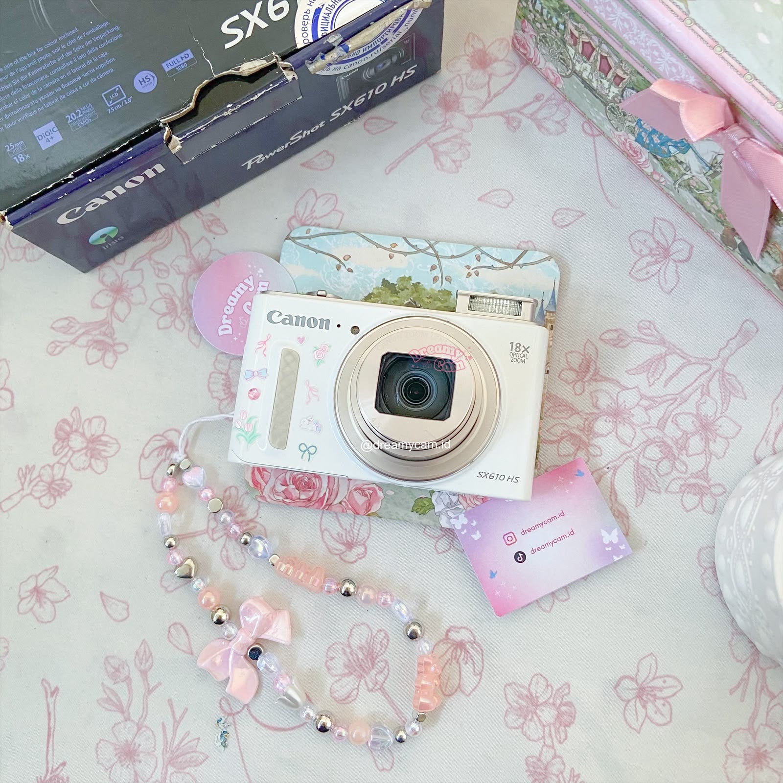 Canon Powershot SX610 HS (pop up flash + wifi) in white | Digital Camera CCD Digicam