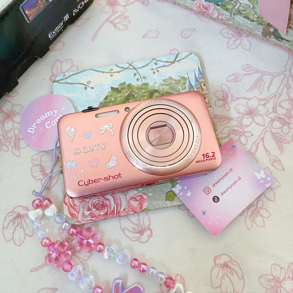 Sony Cybershot WX7 in peach | Digital Camera CCD Digicam